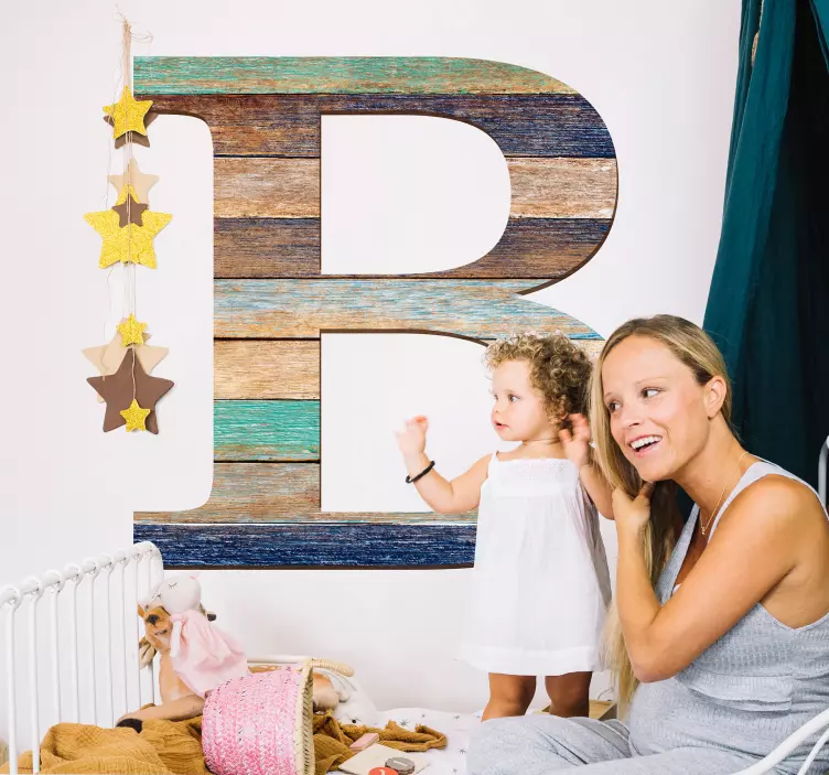 CUSTOMIZABLE LETTER B FOR NURSERY wall sticker for kids - TenStickers