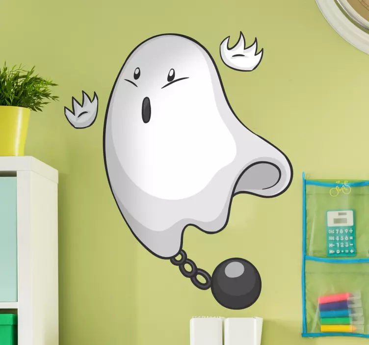 Cute Ghost Character nursery wall sticker - TenStickers