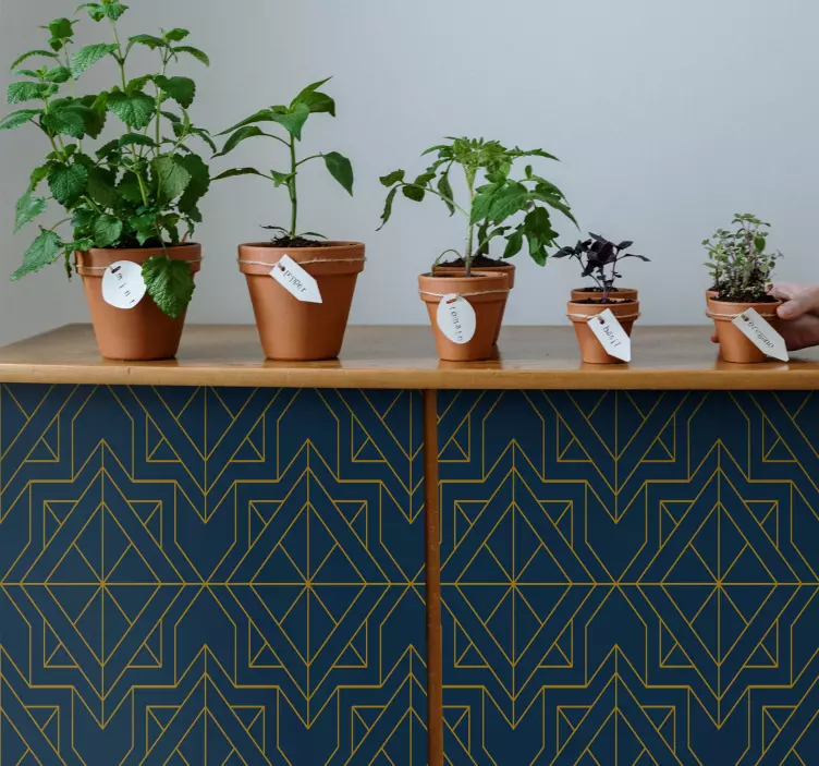 Decoration wall sticker geometric pattern panel - TenStickers