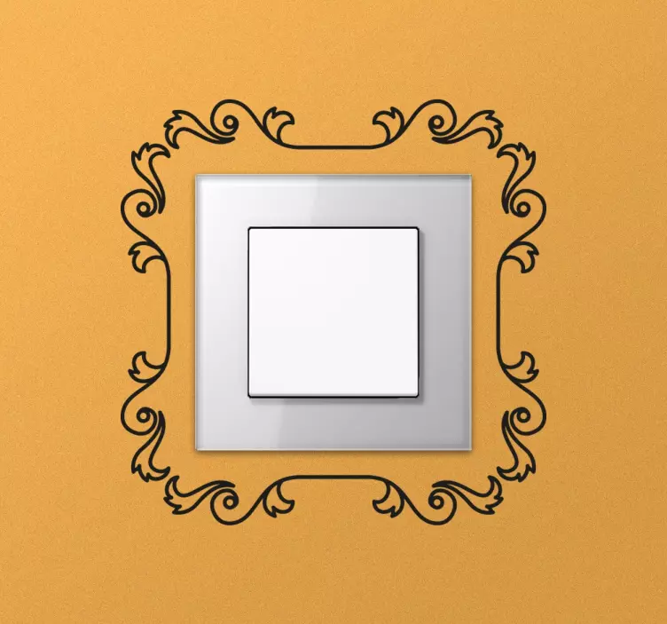 Decorative Frame Switch Sticker - TenStickers