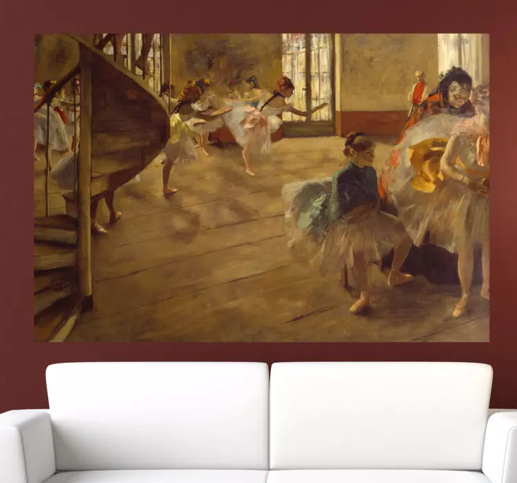 Degas painting wall art sticker - TenStickers