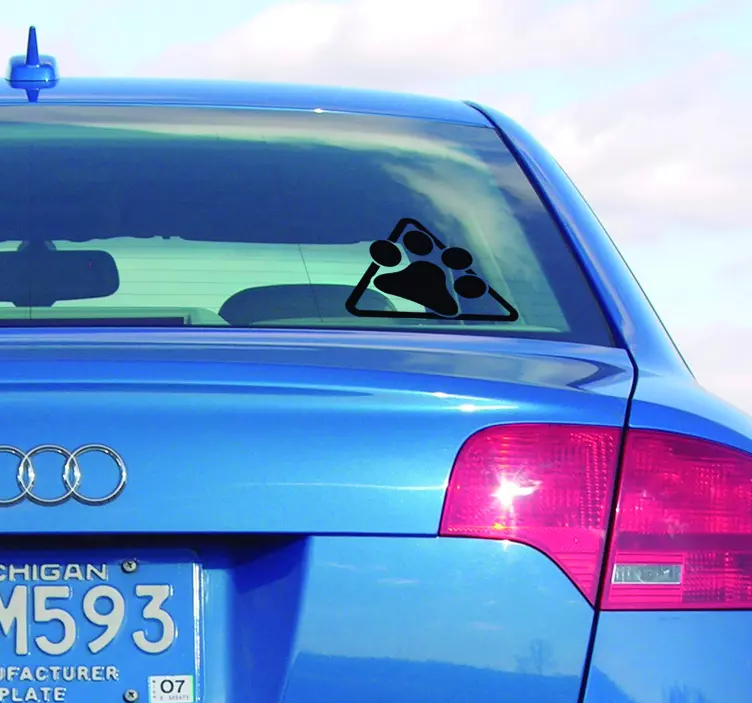 Dog Paw for Vehicle Sticker - TenStickers