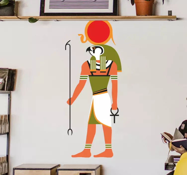Egyptian god Ra Politics Stickers - TenStickers