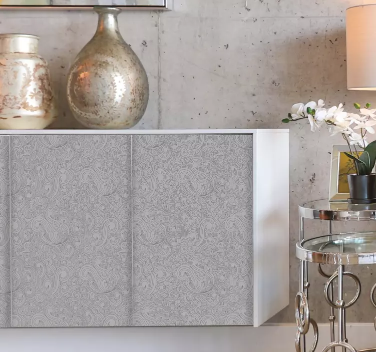 Furniture sticker elegant monochrome design - TenStickers