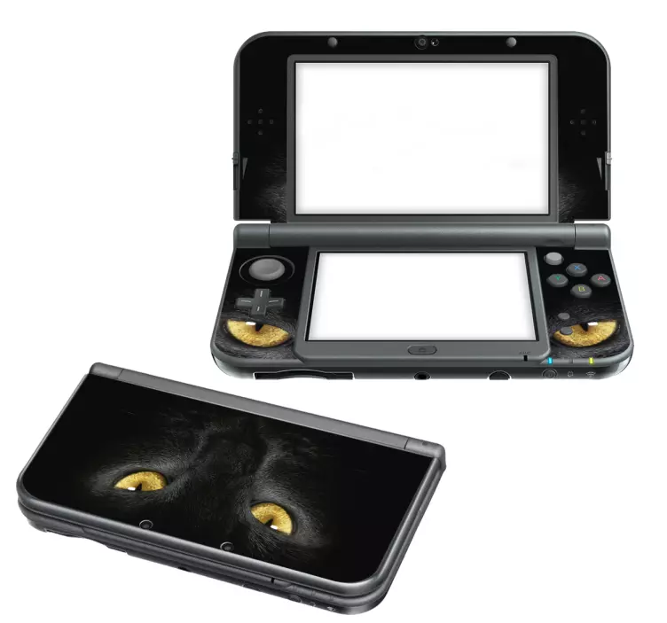 Enigmatic Cat Eyes Laptop Sticker nintendo sticker - TenStickers