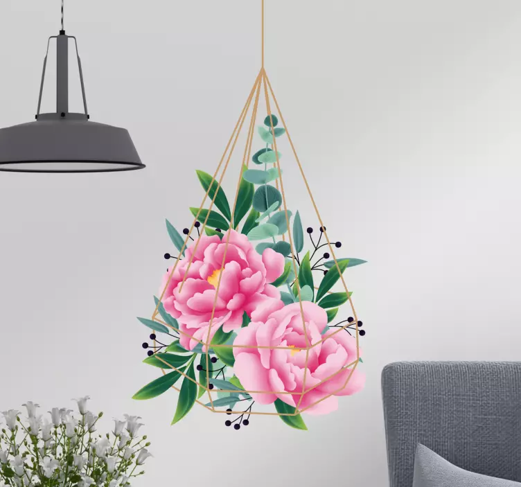 Eucalyptus Floral Living Room Wall Decor - TenStickers
