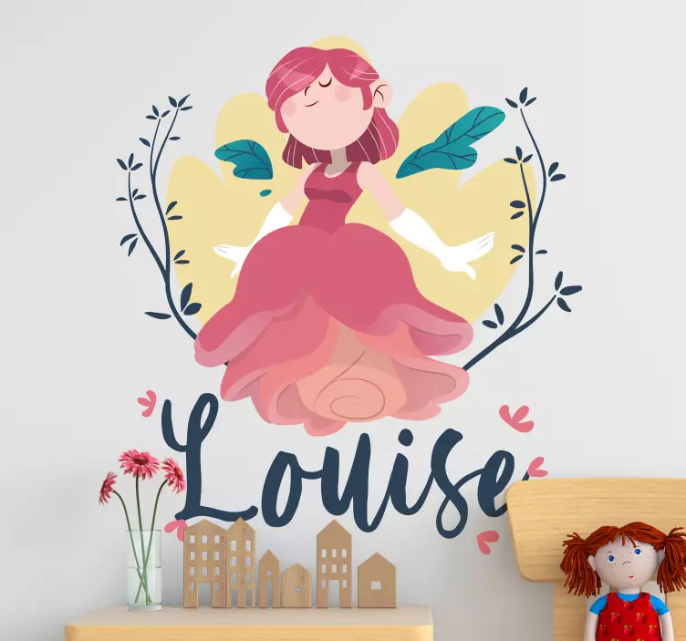 Fairy Princess Theme wall sticker for kids - TenStickers