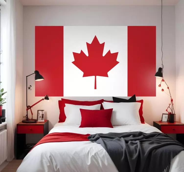 Flag of Canada Wall Sticker - TenStickers
