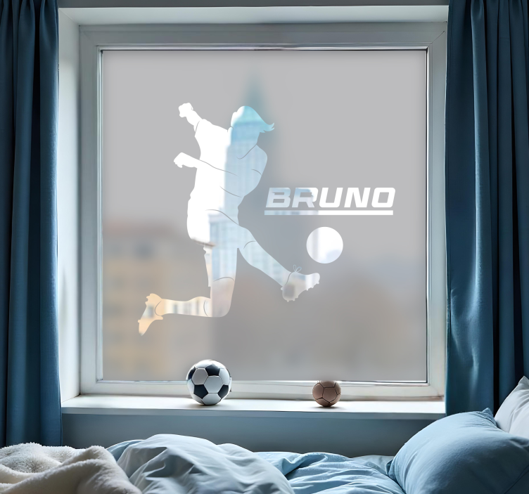 Football player window film - TenStickers