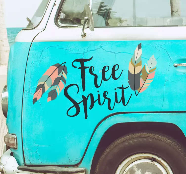 Free spirit decal for car - TenStickers
