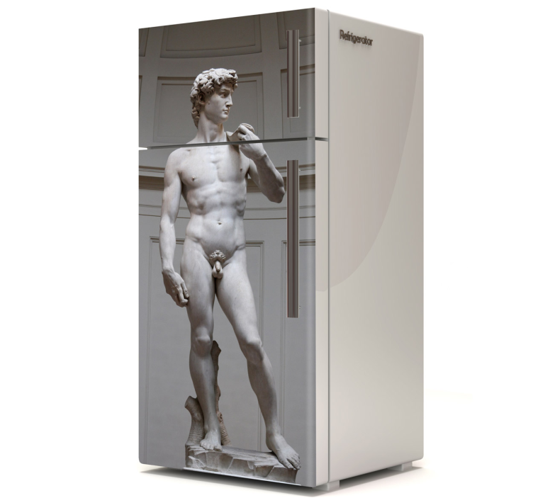 Fridge Sticker David Michaelangelo - TenStickers