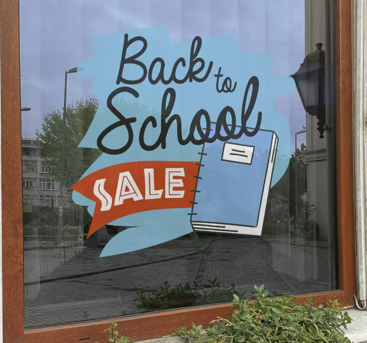 Fun back to school sale sale sticker - TenStickers