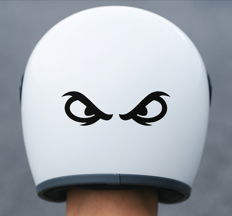 Furious eyes helmet sticker motorbike sticker - TenStickers