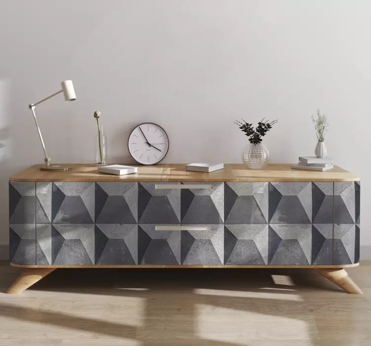 Furniture sticker béton brut - TenStickers