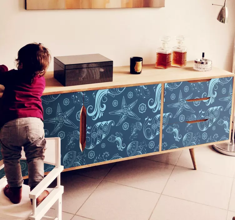 Furniture sticker marine design elements - TenStickers