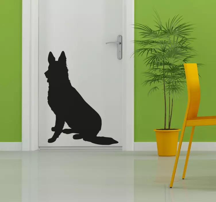 German shepherd dog sticker - TenStickers