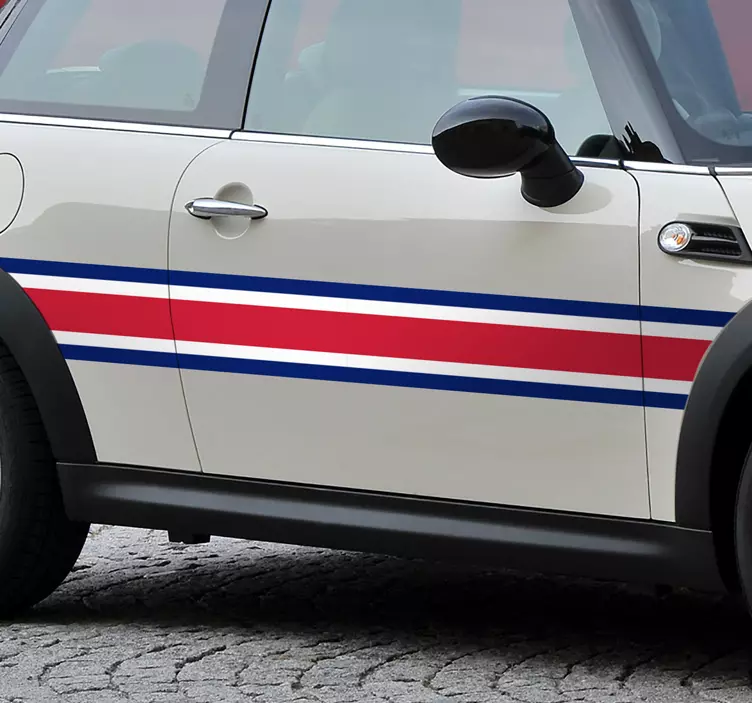 Great Britain stripe car sticker - TenStickers