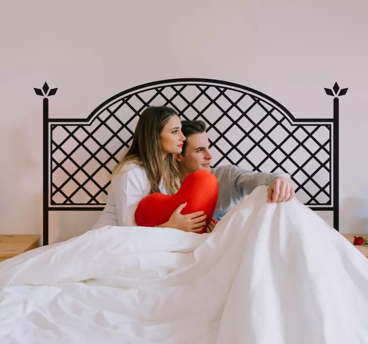 Grill Bedroom Headboard Wall Sticker - TenStickers