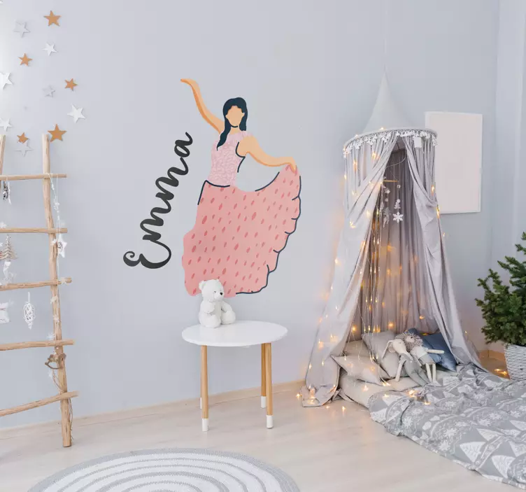 Gypsy girl people wall decal - TenStickers