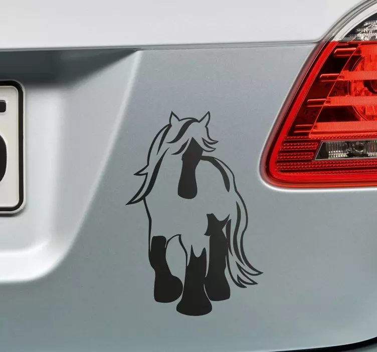 Gypsy horse wild animal sticker - TenStickers