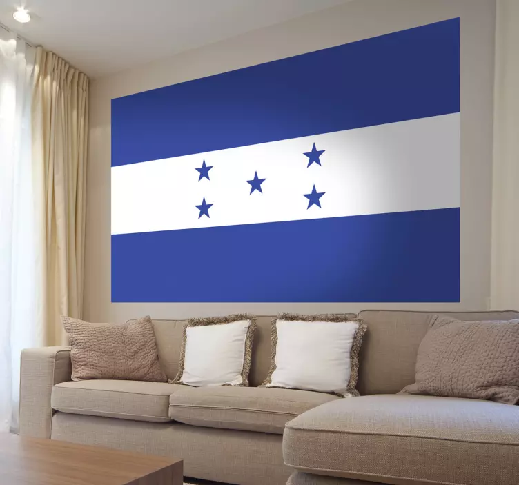 Honduras Flag Sticker - TenStickers