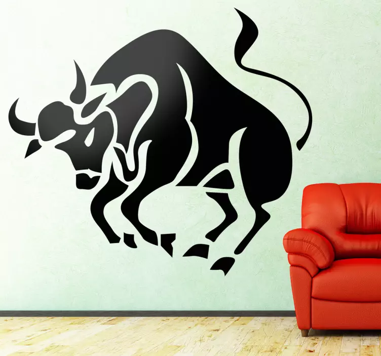Horoscope Taurus Wall Sticker - TenStickers