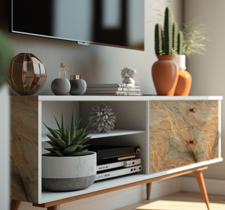 Ibiza marble furniture decal - TenStickers