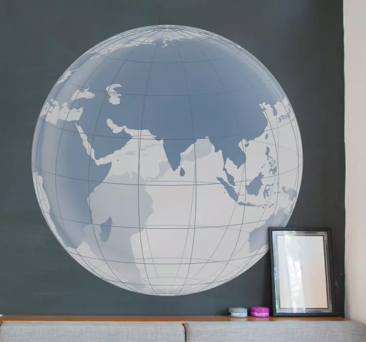 translucent Indian Map Sticker - TenStickers