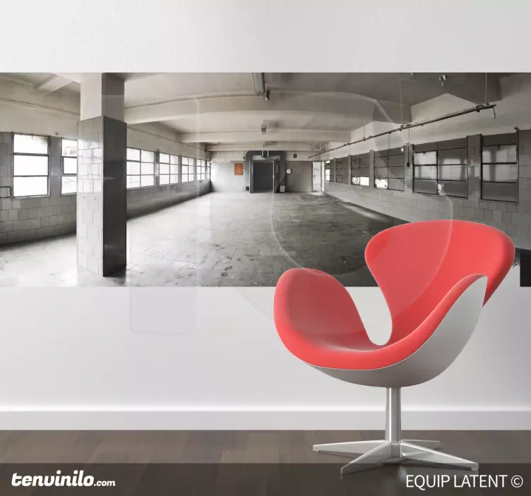 Industrial Space Interior Location sticker - TenStickers