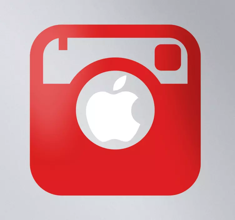 Instagram Camera Laptop Sticker - TenStickers
