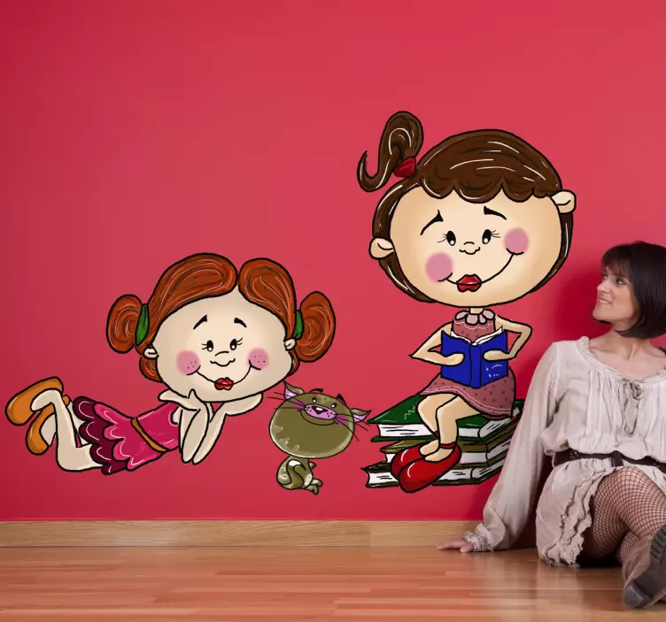 Kids Friendly Readers Wall Sticker - TenStickers