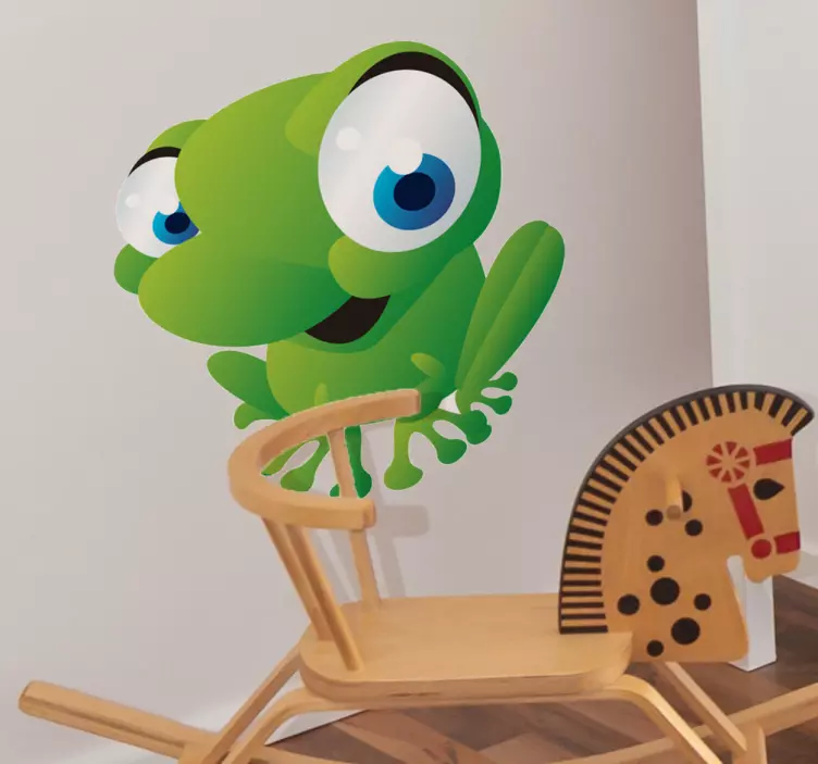 Kids Frog Wall Sticker - TenStickers