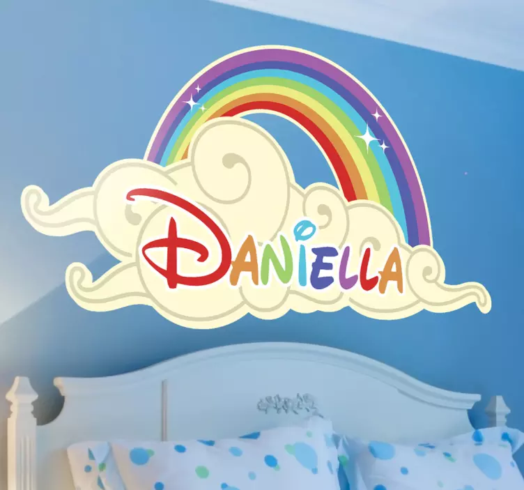 Rainbow wall sticker Magical Personalisation! Kids - TenStickers