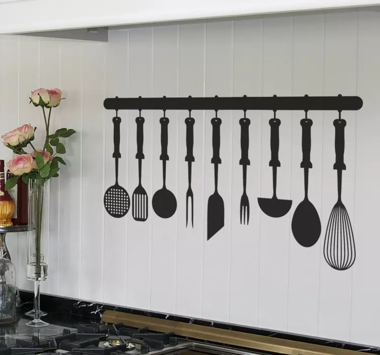 Kitchenware Collection Kitchen Wall Sticker - TenStickers