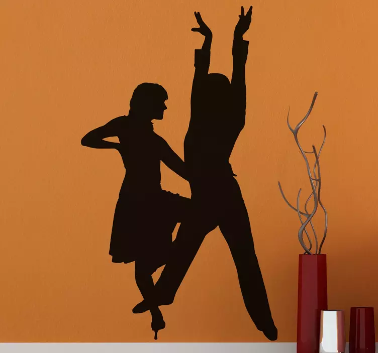 Latin dance dance wall sticker - TenStickers