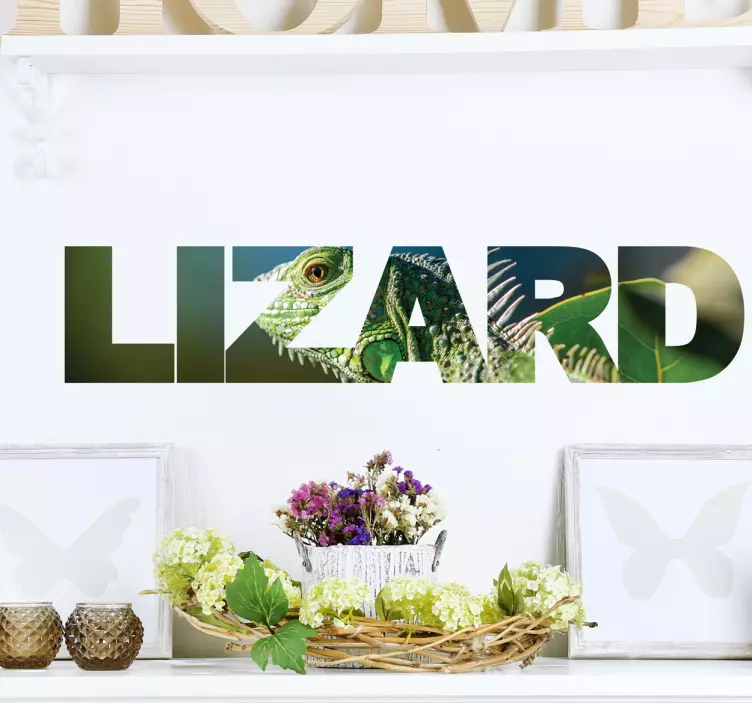 LIZARD animal wall sticker - TenStickers
