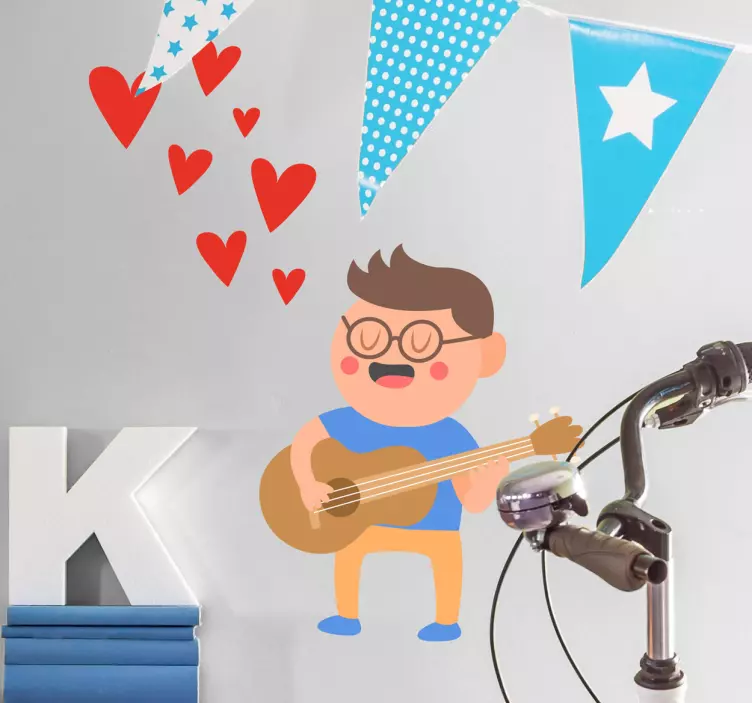 Lover of Music Wall Sticker - TenStickers