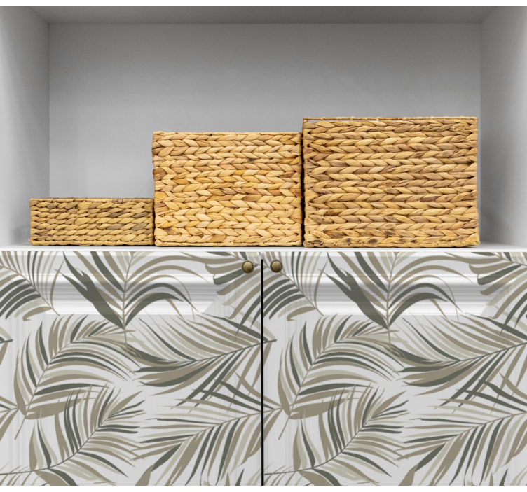 Lush, raw and mysterious nature plant sticker for furniture - TenStickers