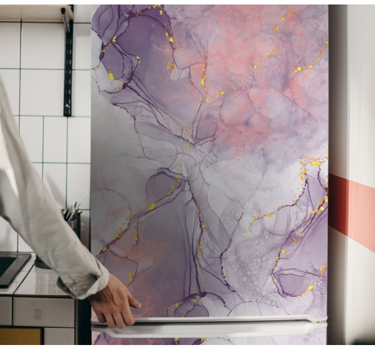 Marbled Abstract Design abstract wall sticker - TenStickers