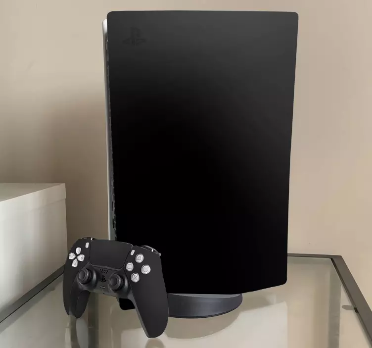 Matte black skin PS5 sticker - TenStickers