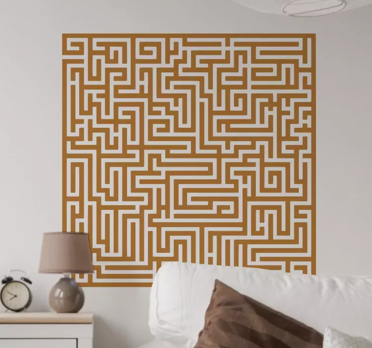 Awesome Maze Wall Sticker - TenStickers