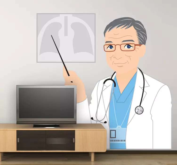 Medical Professional Illustration health and beauty sticker - TenStickers