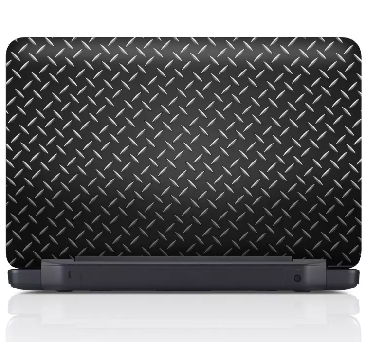 Metal surface laptop skin - TenStickers