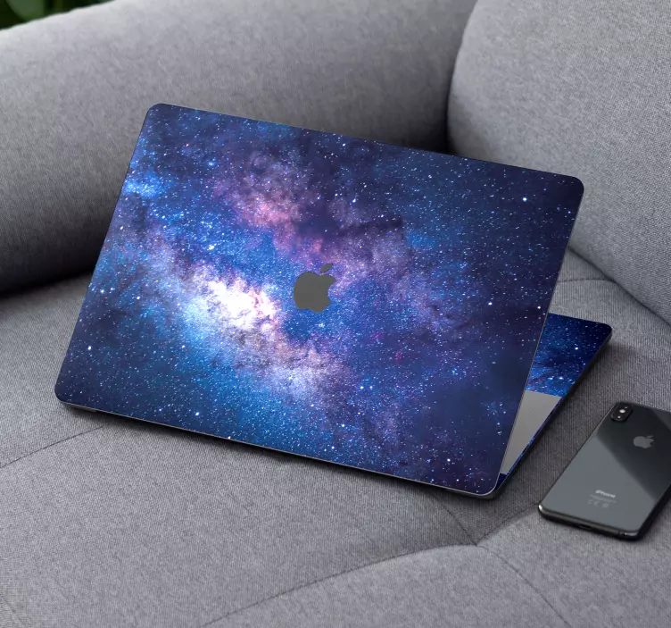 Milky way galaxy laptop cover sticker - TenStickers