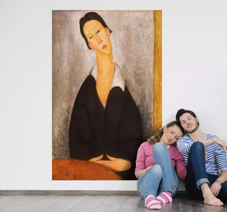 Modigliani wall are sticker - TenStickers