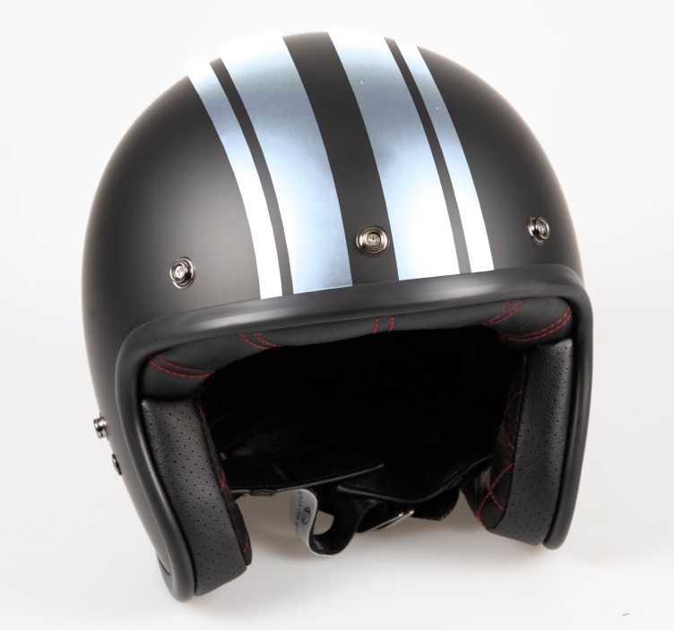 Monocolor racing lines motorbike sticker - TenStickers