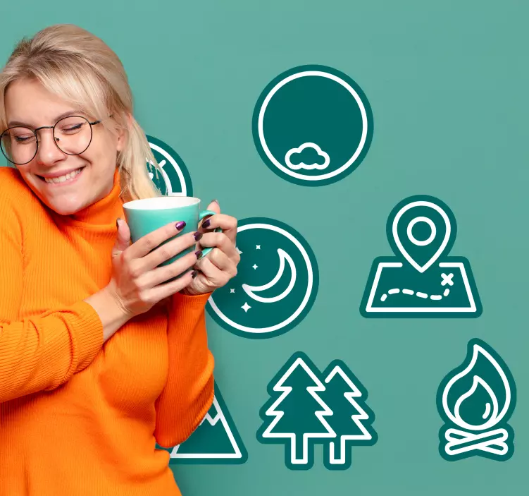 Nature Symbol Collection nature wall sticker - TenStickers