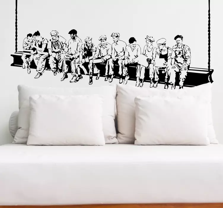 New York Workers Wall Sticker - TenStickers