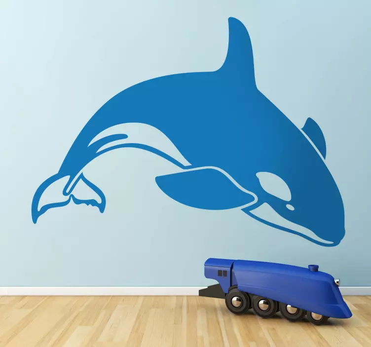 Orca whale animal wall sticker - TenStickers