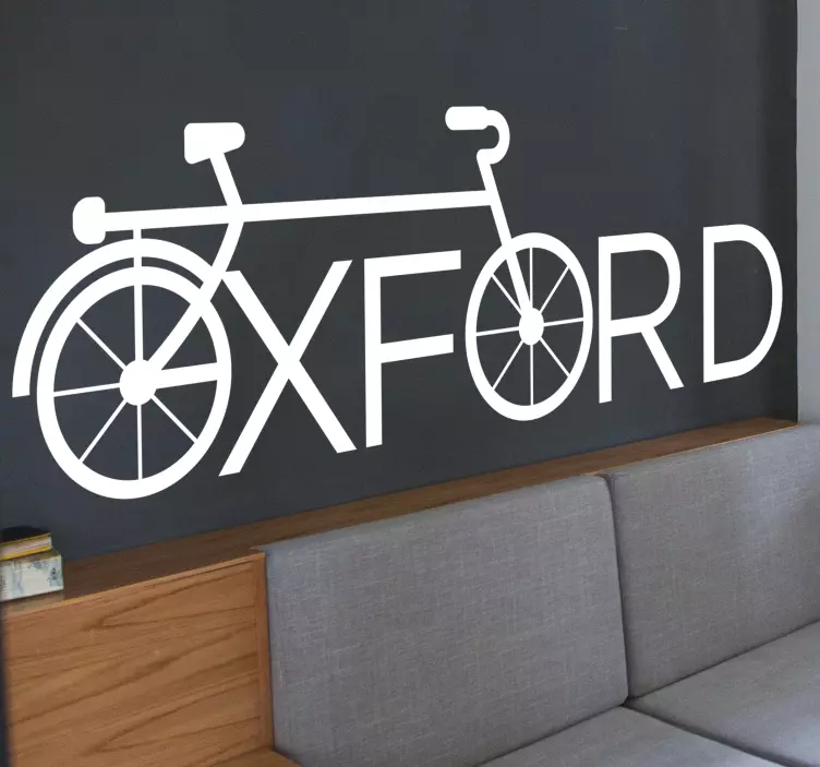 Oxford cycling cycling decal - TenStickers